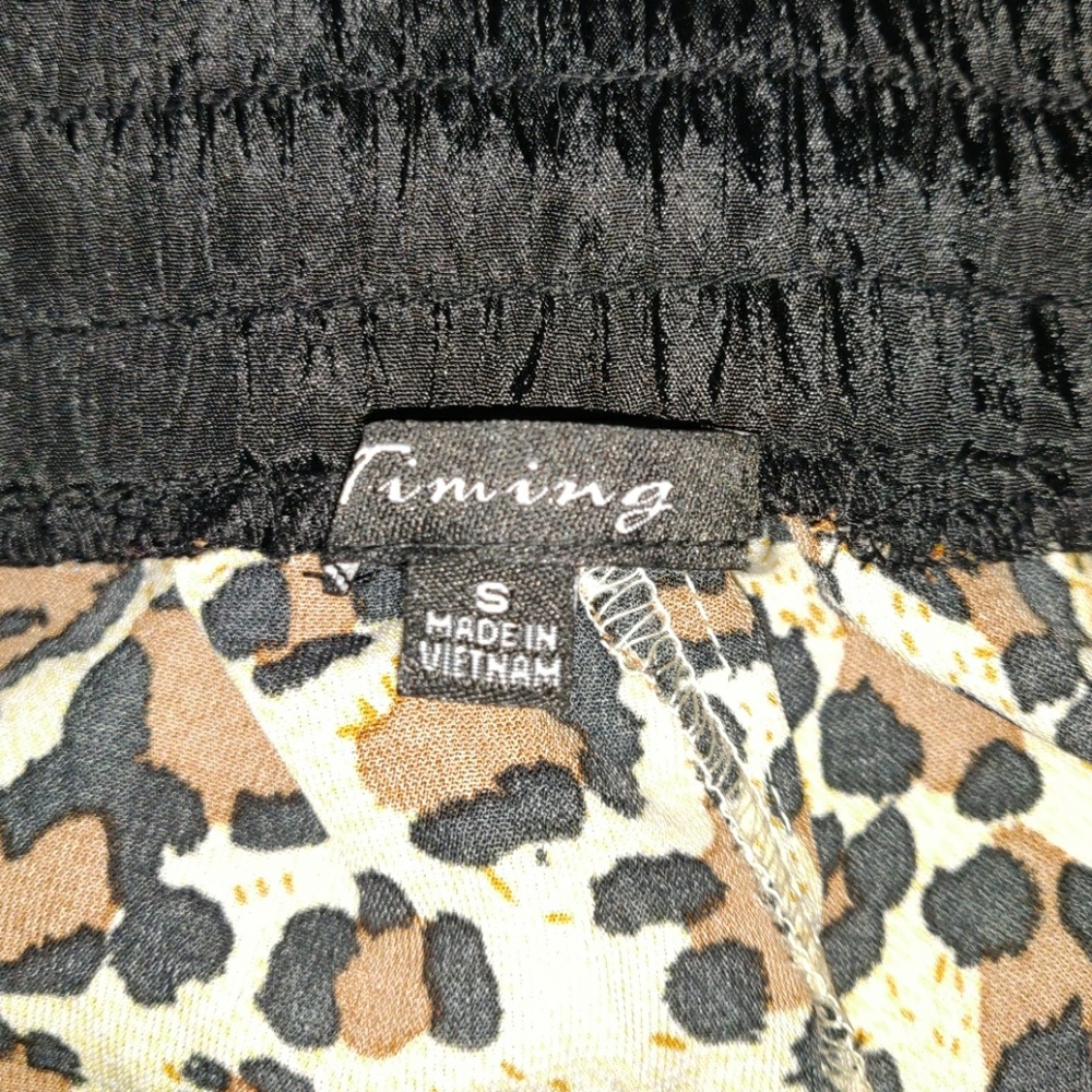 EUC Timing Leopard Print Drawstring Shorts - Picture 8 of 8